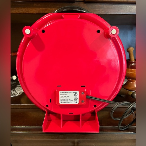 GEORGE FOREMAN Red Electric Quesadilla Maker - Picture 7 of 14